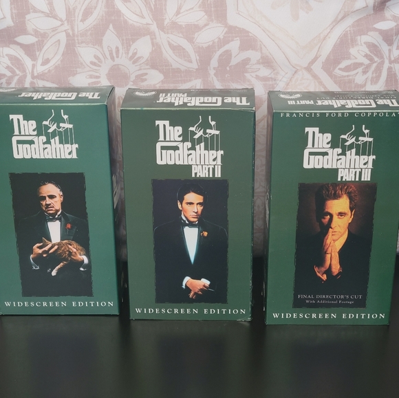 The Godfather Trilogy Set VHS in Wide-screen - Picture 4 of 7